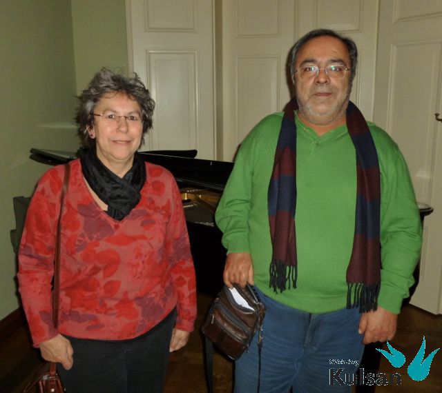 Adnan Dalkiran en Veronica Divendal op Nederlandse consulaat in Istanbul